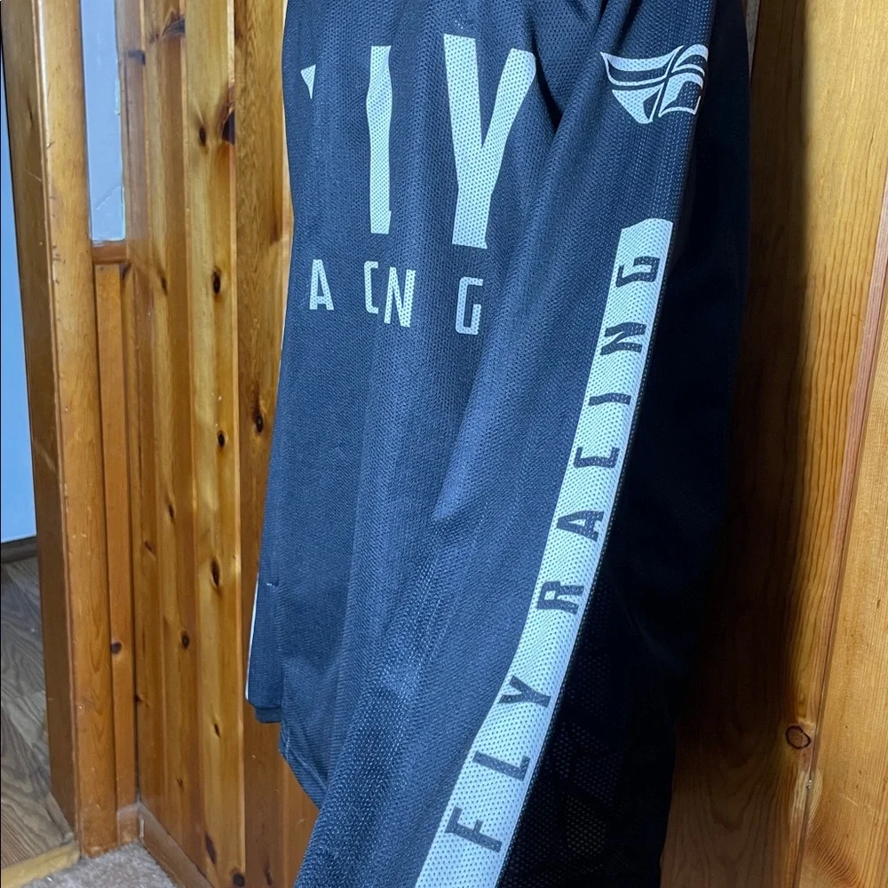 Fly Racing Black Long Sleeve Jersey kinetic mesh size small dirtbike moto bike